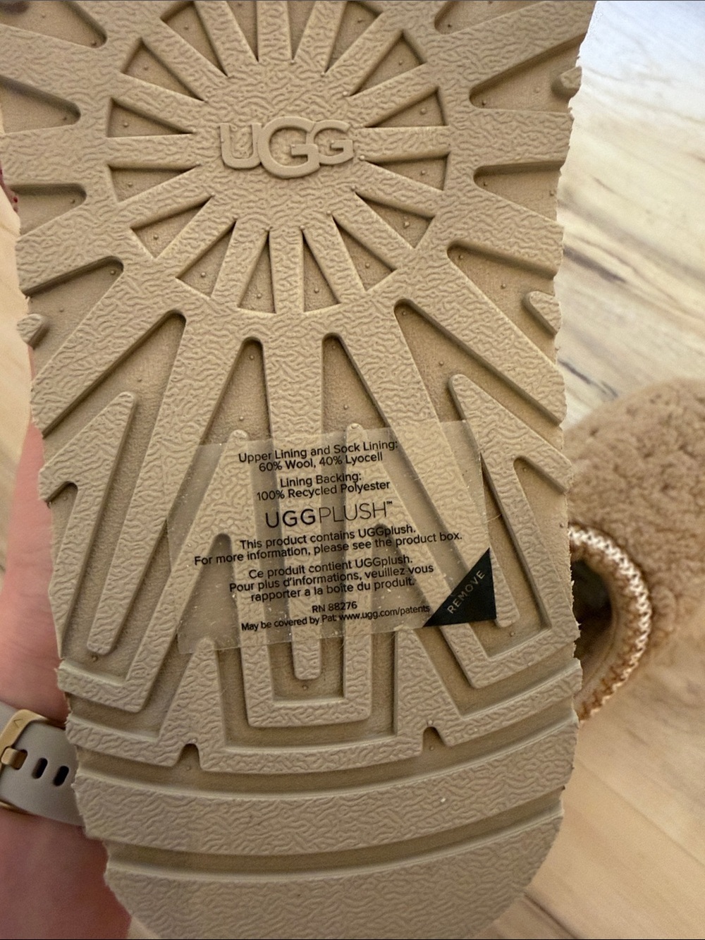 UGG Tazz Maxi Curly Genuine Shearling Platform Slipper Women - Picture 10 of 10